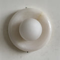 White Jade Wall Sconce-Lighting > Wall Lights-casanuva-20cmx20cm-White Jade S82-casanuva
