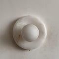 White Jade Wall Sconce-Lighting > Wall Lights-casanuva-20cmx20cm-White Jade V07-casanuva