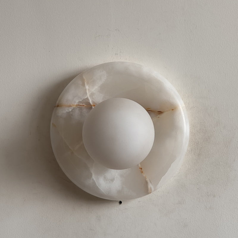 White Jade Wall Sconce-Lighting > Wall Lights-casanuva-20cmx20cm-White Jade V11-casanuva