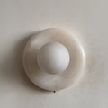 White Jade Wall Sconce-Lighting > Wall Lights-casanuva-20cmx20cm-White Jade V19-casanuva