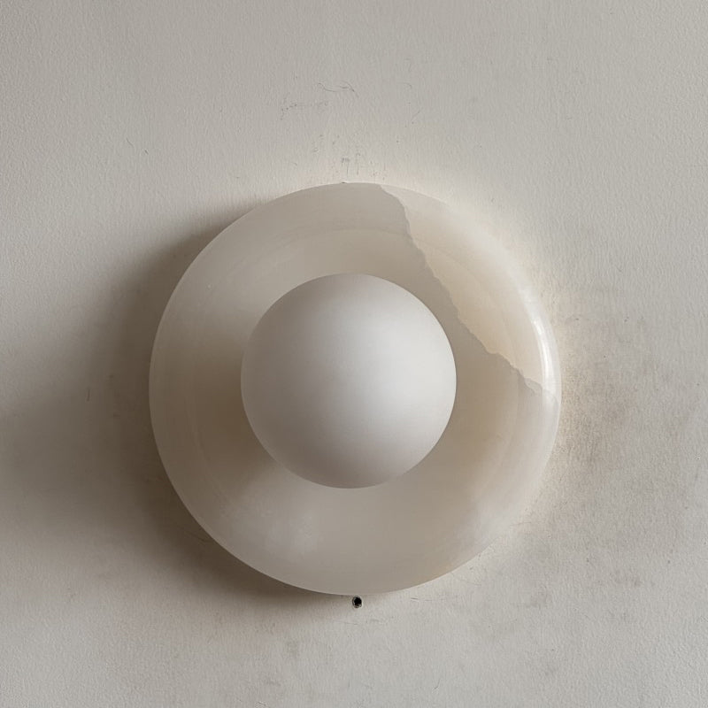 White Jade Wall Sconce-Lighting > Wall Lights-casanuva-20cmx20cm-White Jade V20-casanuva