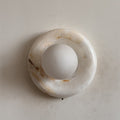 White Jade Wall Sconce-Lighting > Wall Lights-casanuva-20cmx20cm-White Jade V33-casanuva