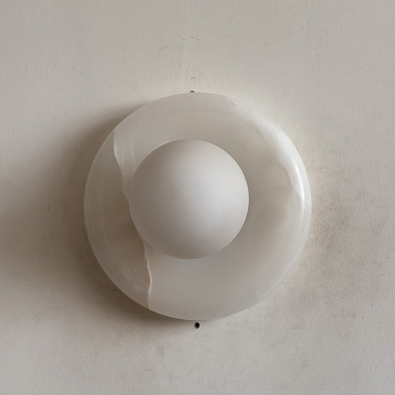 White Jade Wall Sconce-Lighting > Wall Lights-casanuva-20cmx20cm-White Jade V43-casanuva