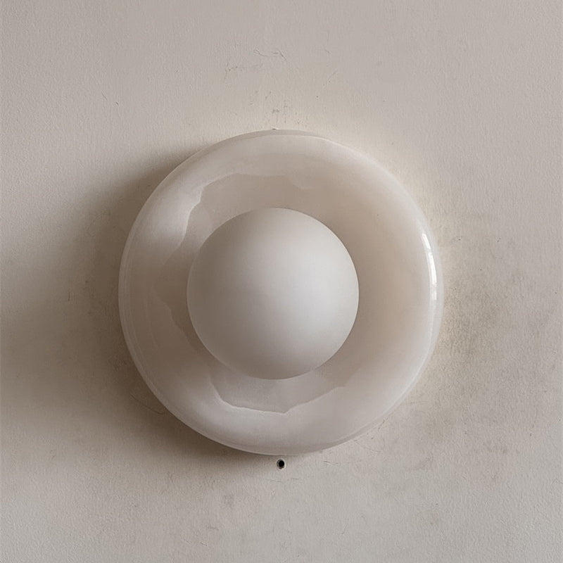White Jade Wall Sconce-Lighting > Wall Lights-casanuva-20cmx20cm-White Jade V51-casanuva