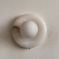 White Jade Wall Sconce-Lighting > Wall Lights-casanuva-20cmx20cm-White Jade V60-casanuva