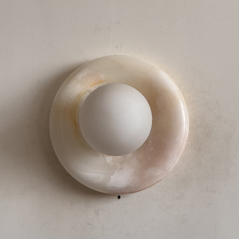 White Jade Wall Sconce-Lighting > Wall Lights-casanuva-20cmx20cm-White Jade V61-casanuva