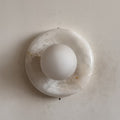 White Jade Wall Sconce-Lighting > Wall Lights-casanuva-20cmx20cm-White Jade V64-casanuva