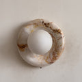 White Jade Wall Sconce-Lighting > Wall Lights-casanuva-20cmx20cm-White Jade V73-casanuva
