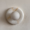 White Jade Wall Sconce-Lighting > Wall Lights-casanuva-20cmx20cm-White Jade V74-casanuva