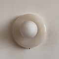 White Jade Wall Sconce-Lighting > Wall Lights-casanuva-20cmx20cm-White Jade V87-casanuva