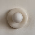 White Jade Wall Sconce-Lighting > Wall Lights-casanuva-20cmx20cm-White Jade V99-casanuva