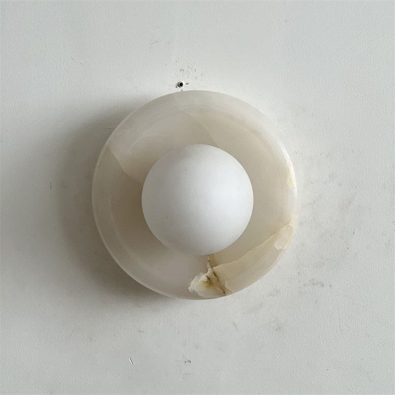 White Jade Wall Sconce-Lighting > Wall Lights-casanuva-casanuva