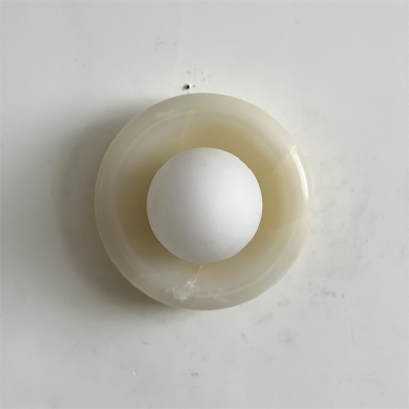 White Jade Wall Sconce-Lighting > Wall Lights-casanuva-casanuva