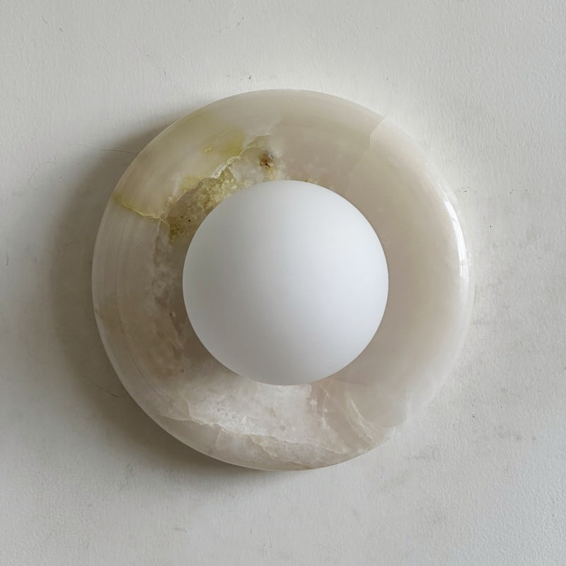 White Jade Wall Sconce-Lighting > Wall Lights-casanuva-casanuva