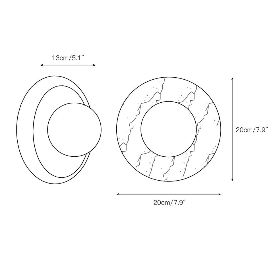 White Jade Wall Sconce-Lighting > Wall Lights-casanuva-casanuva