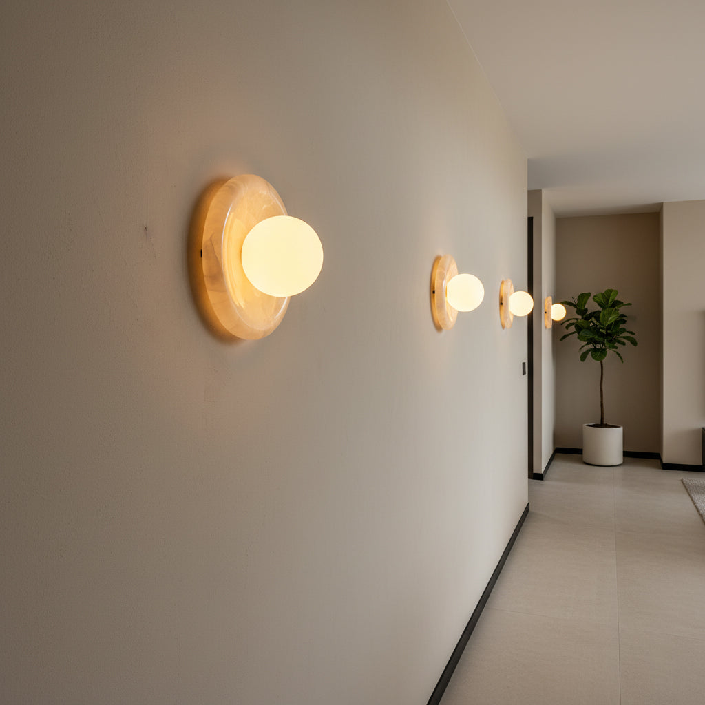 White Jade Wall Sconce-Lighting > Wall Lights-casanuva-casanuva
