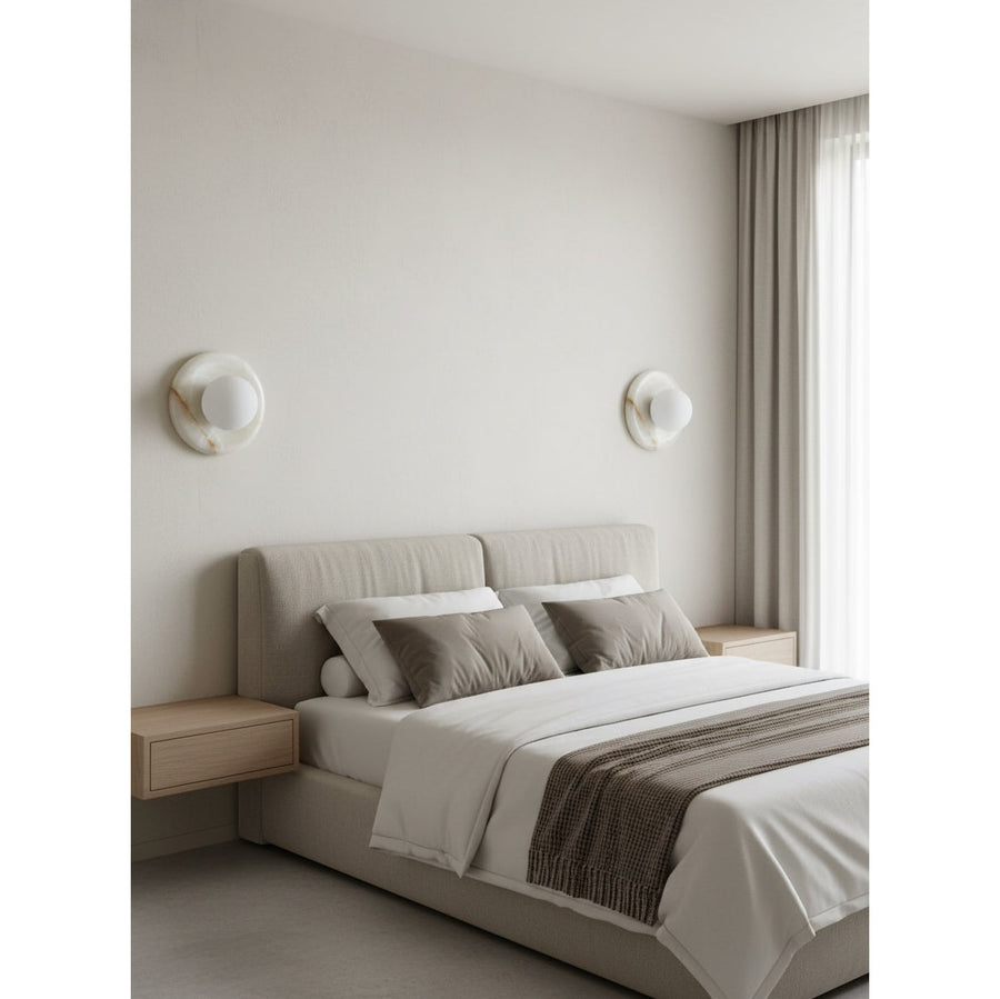 White Jade Wall Sconce-Lighting > Wall Lights-casanuva-casanuva
