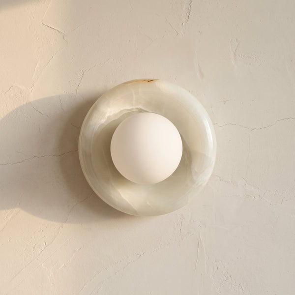 White Jade Wall Sconce-Lighting > Wall Lights-casanuva-casanuva