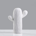 White Porcelain Cactus Collection-Home Decor > Decorative Accessories-casanuva-Medium cactus-casanuva