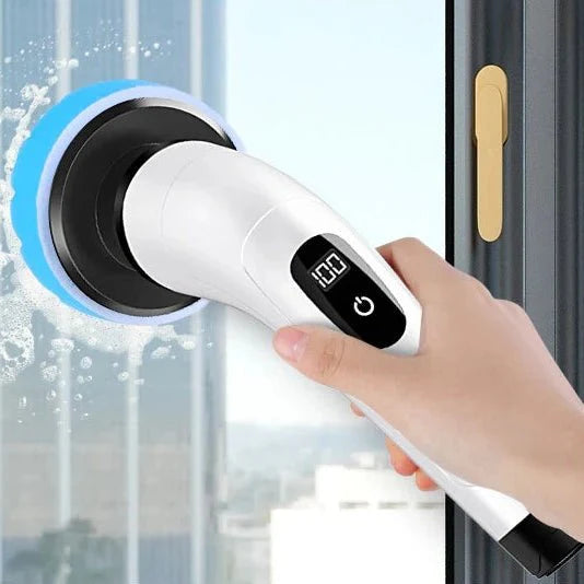 Wireless Cleaning Brush with Telescopic Handle and 7 Replaceable Heads-Home Decor > Decorative Accessories-casanuva-casanuva