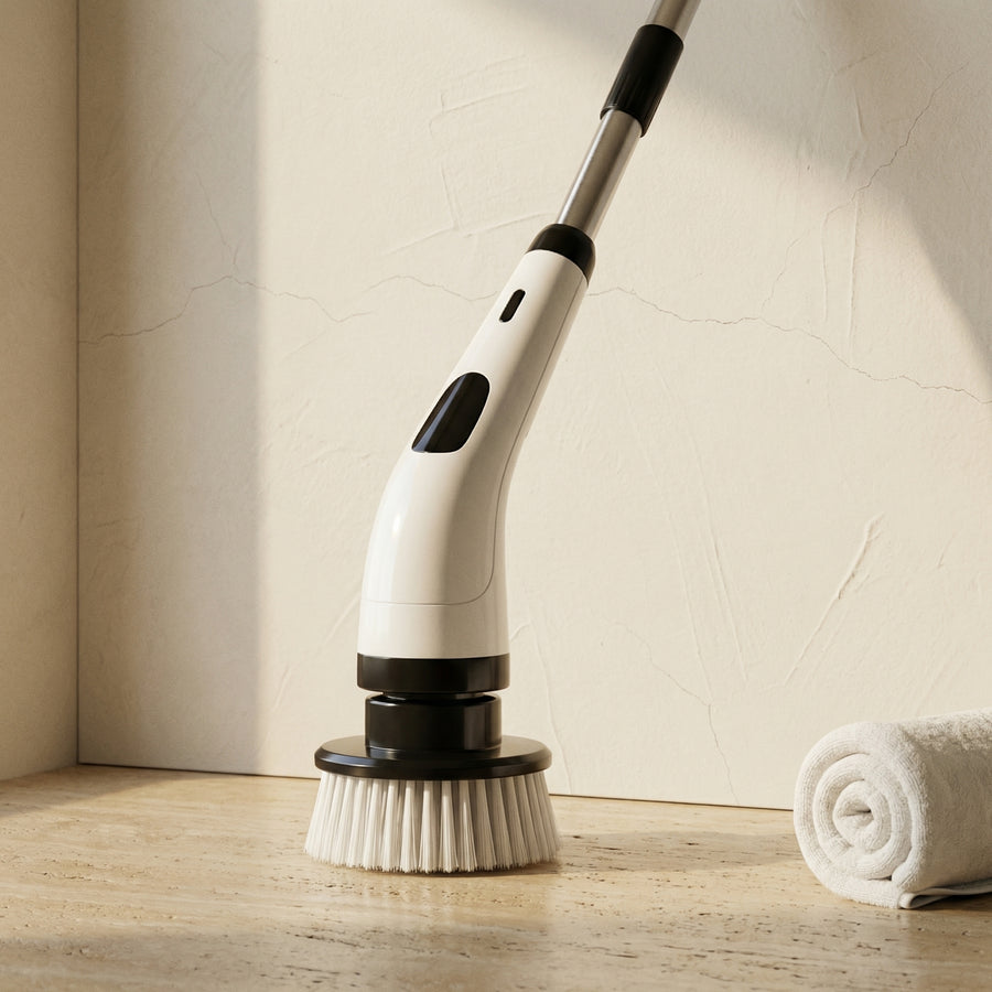 Wireless Cleaning Brush with Telescopic Handle and 7 Replaceable Heads-Home Decor > Decorative Accessories-casanuva-casanuva