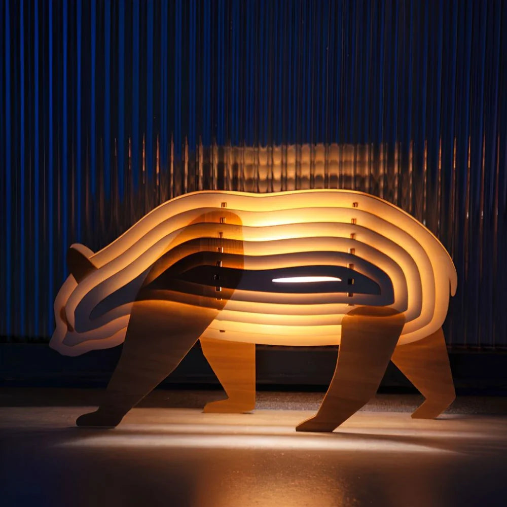 Wooden Animal Night Light-Lighting > Ambient Lighting-casanuva-casanuva