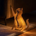 Wooden Animal Night Light-Lighting > Ambient Lighting-casanuva-Cat-casanuva