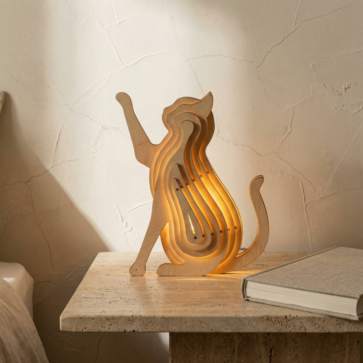 Wooden Animal Night Light-Lighting > Ambient Lighting-casanuva-casanuva