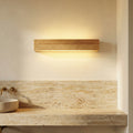 Wooden Bathroom Mirror Wall Light-Lighting > Wall Lights-casanuva-casanuva