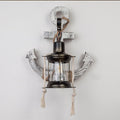 Wooden Boat Anchor Wall Sconce Lamp 1-Light Industrial Vintage Design-Lighting > Wall Lights-casanuva-casanuva