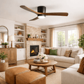 Wooden Ceiling Fan Light Nordic Style-Lighting > Ceiling Lights-casanuva-casanuva