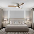 Wooden Ceiling Fan Light Nordic Style-Lighting > Ceiling Lights-casanuva-casanuva