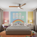 Wooden Ceiling Fan Light Nordic Style-Lighting > Ceiling Lights-casanuva-casanuva