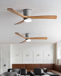 Wooden Ceiling Fan Light Nordic Style-Lighting > Ceiling Lights-casanuva-casanuva
