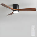Wooden Ceiling Fan Light Nordic Style-Lighting > Ceiling Lights-casanuva-casanuva