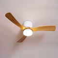Wooden Ceiling Fan Light Nordic Style-Lighting > Ceiling Lights-casanuva-casanuva