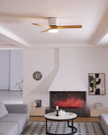 Wooden Ceiling Fan Light Nordic Style-Lighting > Ceiling Lights-casanuva-casanuva