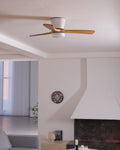 Wooden Ceiling Fan Light Nordic Style-Lighting > Ceiling Lights-casanuva-casanuva