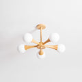 Wooden Chandelier with Natural Finish-Lighting > Chandeliers & Pendant Lights-casanuva-casanuva