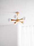 Wooden Chandelier with Natural Finish-Lighting > Chandeliers & Pendant Lights-casanuva-casanuva