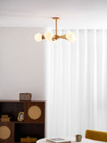 Wooden Chandelier with Natural Finish-Lighting > Chandeliers & Pendant Lights-casanuva-casanuva