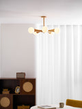 Wooden Chandelier with Natural Finish-Lighting > Chandeliers & Pendant Lights-casanuva-casanuva