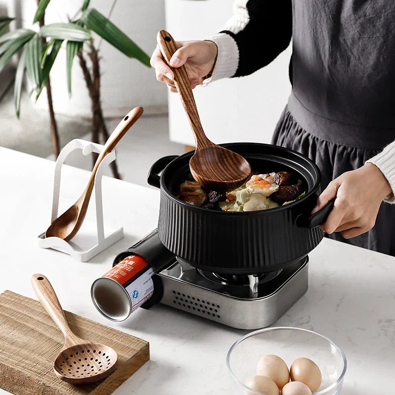 Wooden Cooking Utensil Set with Spatula Spoon and Turner-Kitchen & Dining > Cooking Utensils-casanuva-casanuva