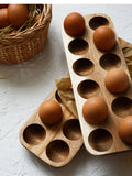 Wooden Egg Holder Storage Box-Kitchen & Dining > Kitchen Accessories-casanuva-casanuva