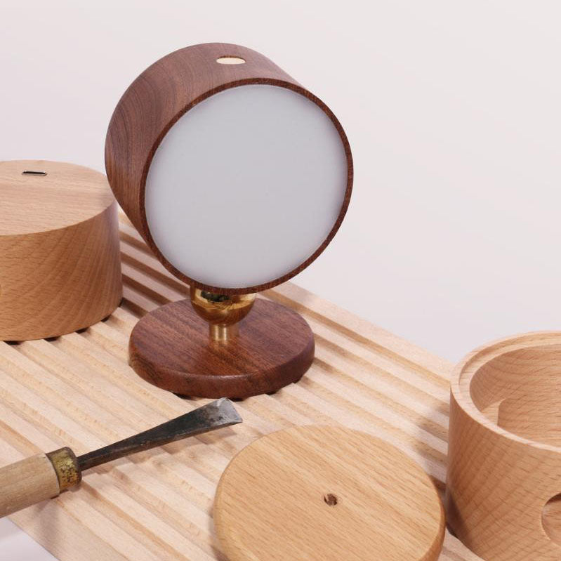 Wooden LED Night Light Rechargeable Touch Magnetic Wall Sconce Lamp-Lighting > Ambient Lighting-casanuva-casanuva