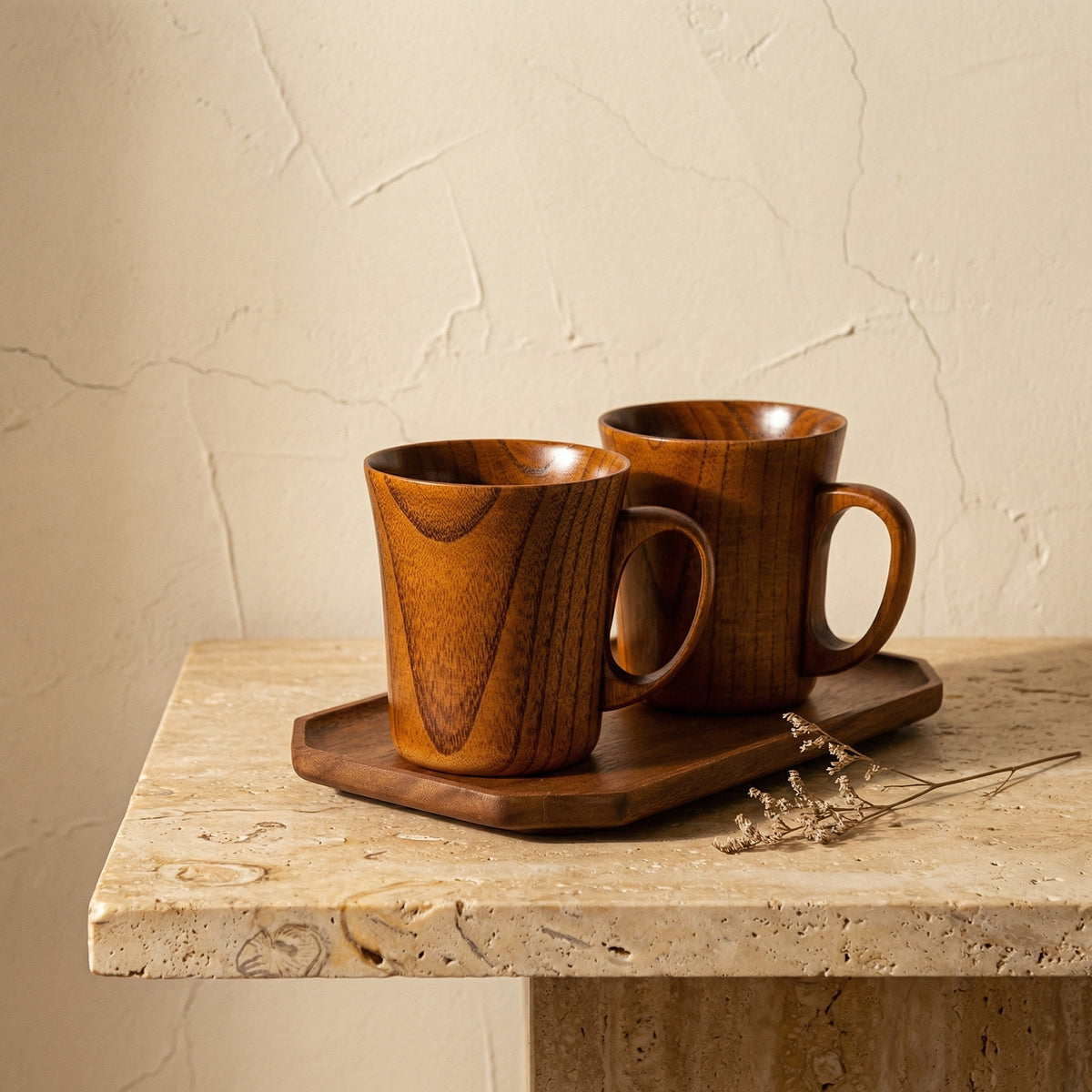 Wooden Mug with Natural Character-Kitchen & Dining > Tableware-casanuva-casanuva