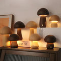 Wooden Mushroom Table Lamp-Lighting > Table Lamps-casanuva-casanuva