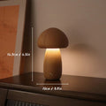 Wooden Mushroom Table Lamp-Lighting > Table Lamps-casanuva-Brown (Large)-casanuva