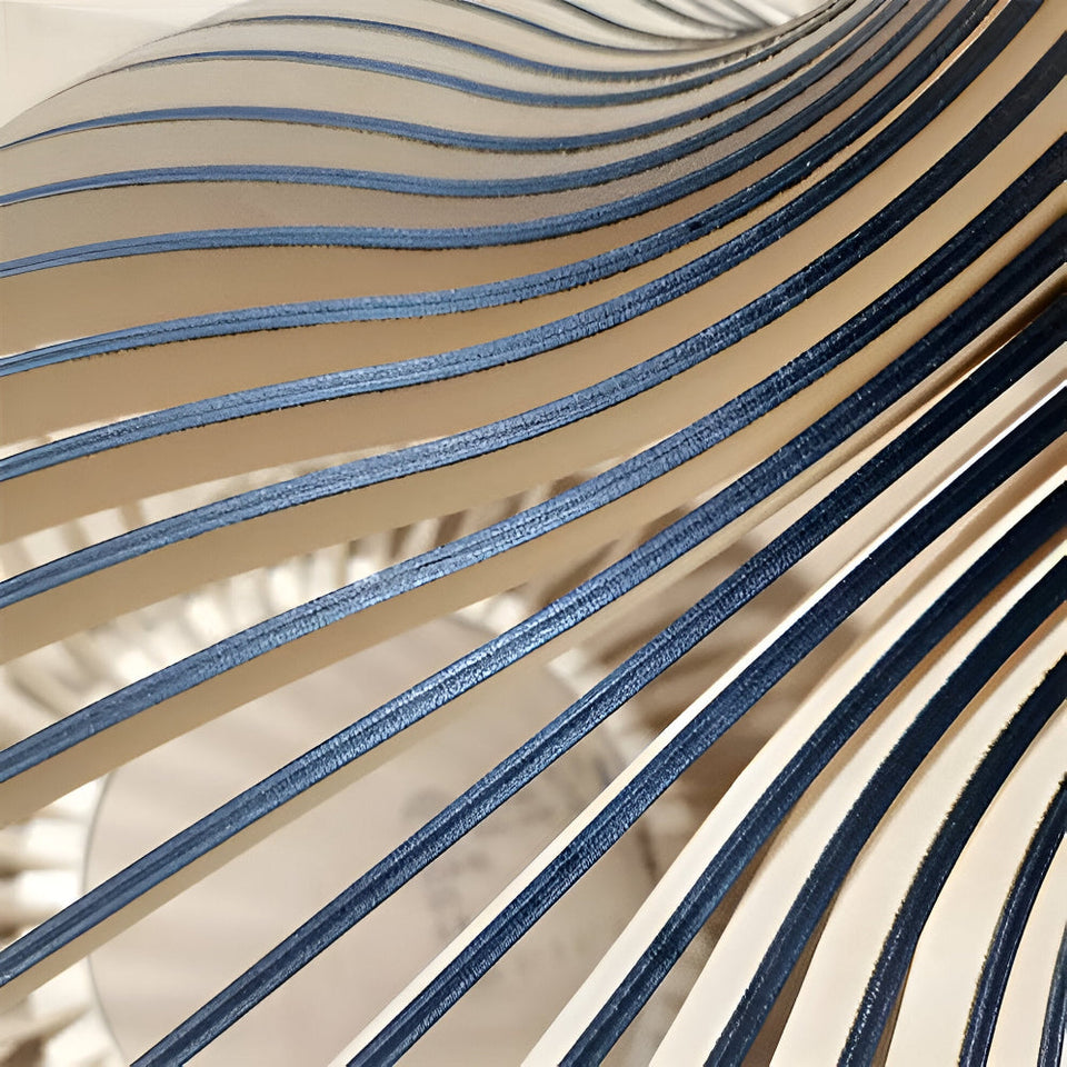 Wooden Pendant Light with Cage Shade Design-Lighting > Pendant Lights-casanuva-casanuva