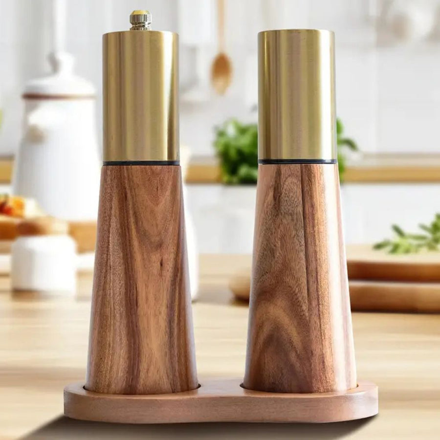Wooden Pepper Mill Elegant Design for Refined Flavor Experience-Kitchen & Dining > Tableware-casanuva-casanuva